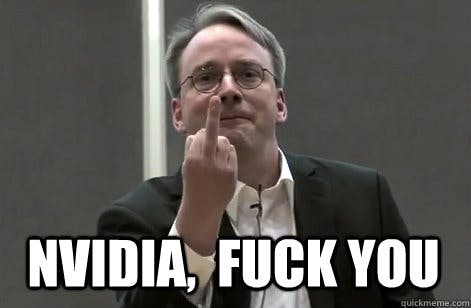 Linus: NVIDIA, FUCK YOU